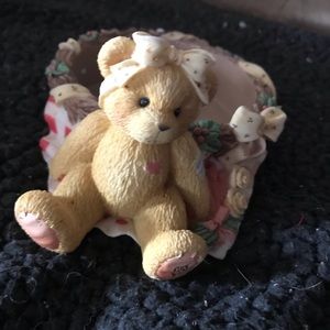 Cherished Teddies candle holder/dish